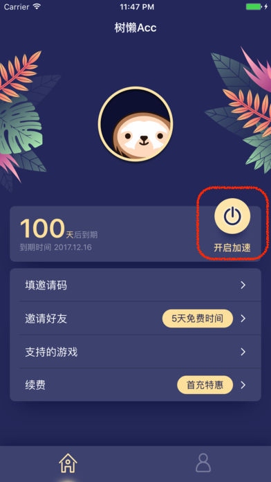 树懒acc加速器使用2